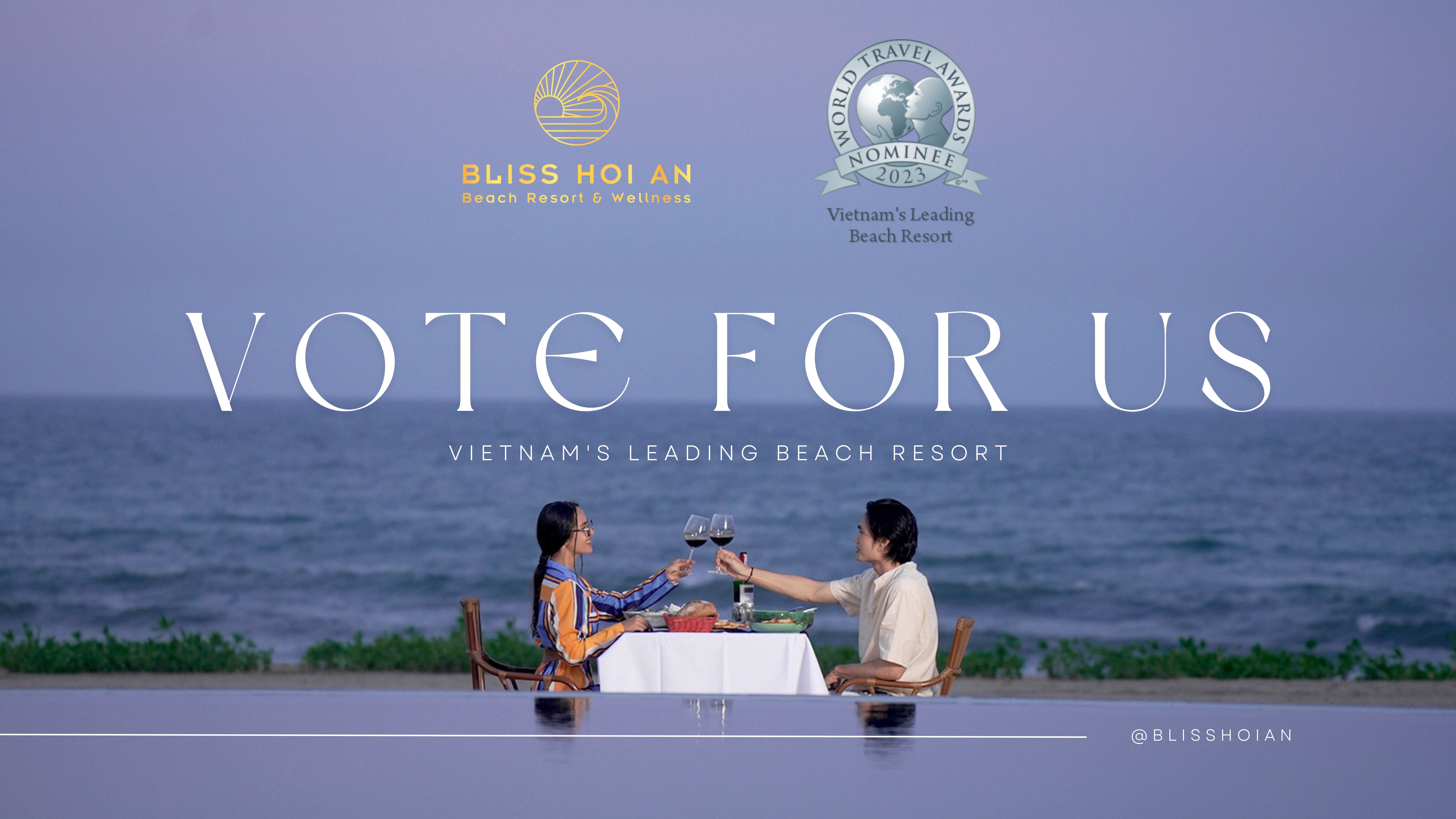 Bình chọn cho Bliss Hoi An - World Travel Awards 2023