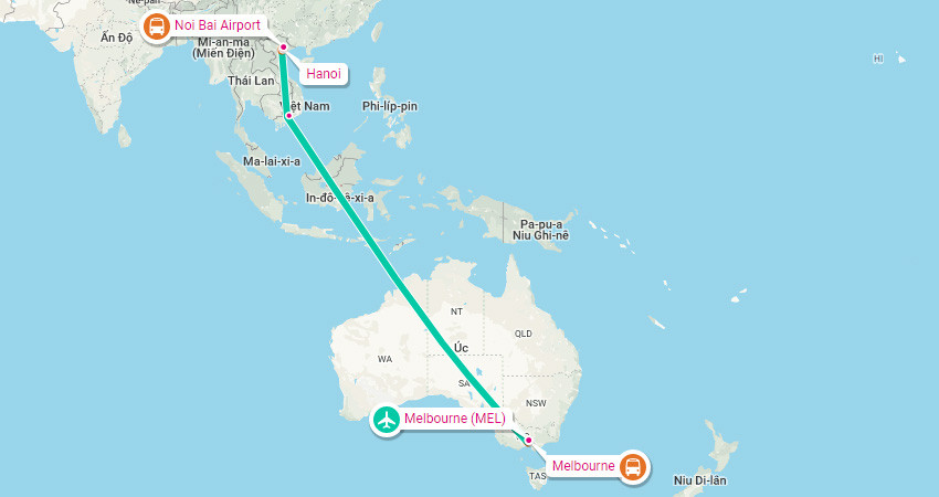Vietnam Airlines mở đường bay thẳng Hà Nội - Melbourne