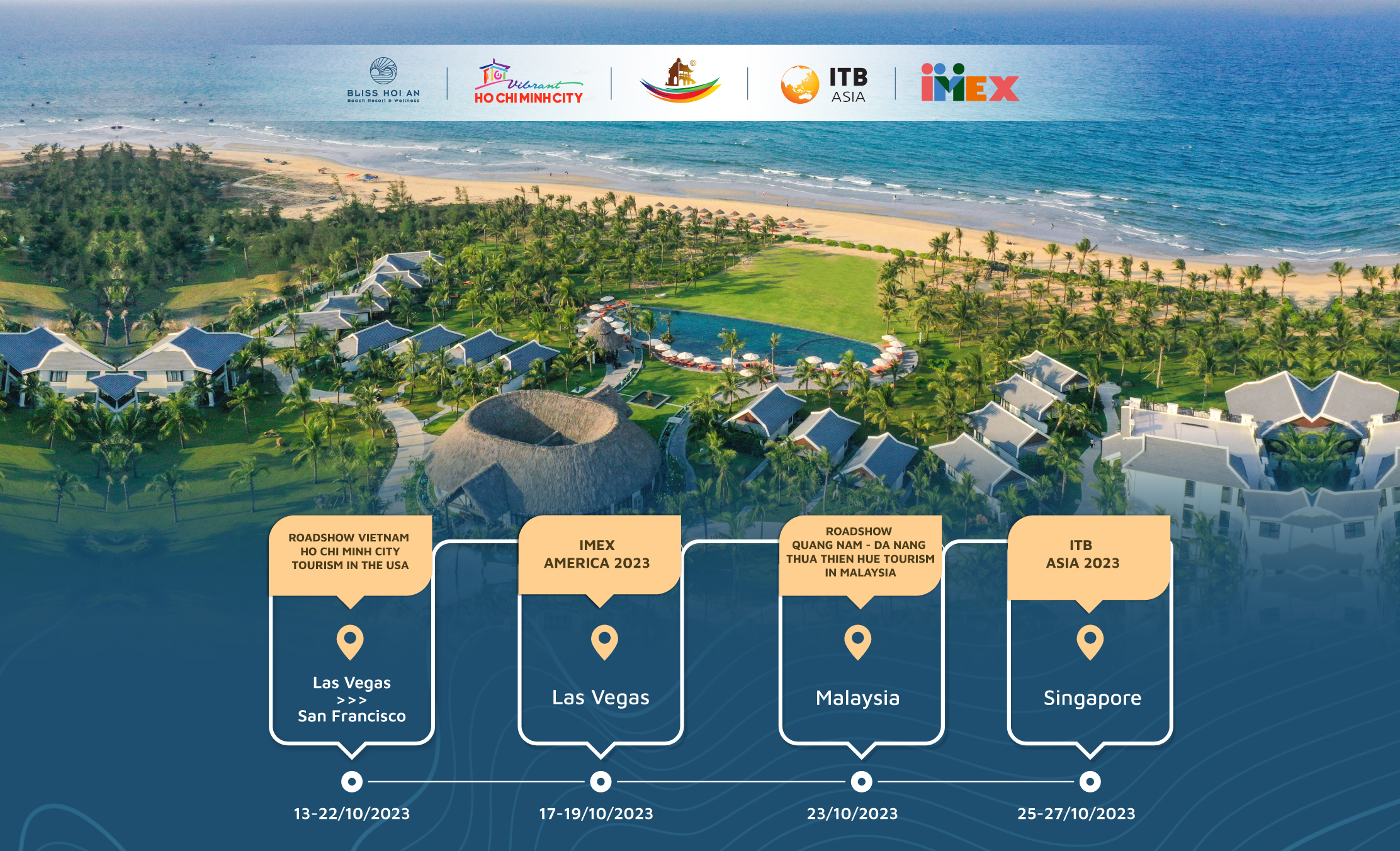 Bliss Hoi An Beach Resort & Wellness - Đồng hành tại các sự kiện quốc tế trong tháng Mười 2023